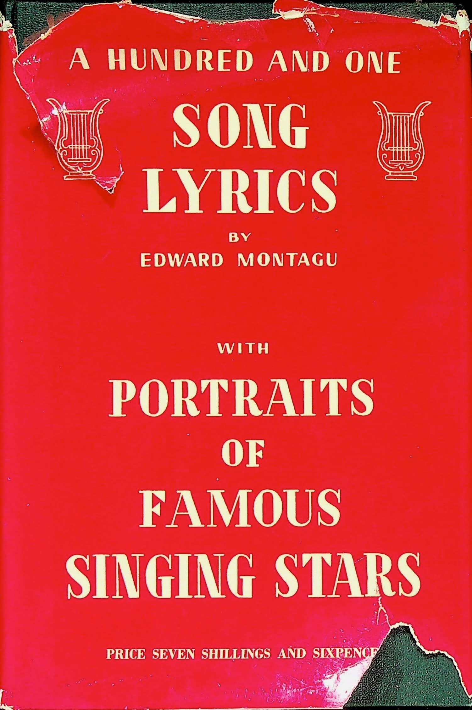 A Hundred and One Song Lyrics, with Portraits of Famous Singing Stars, photograph 1 of 12