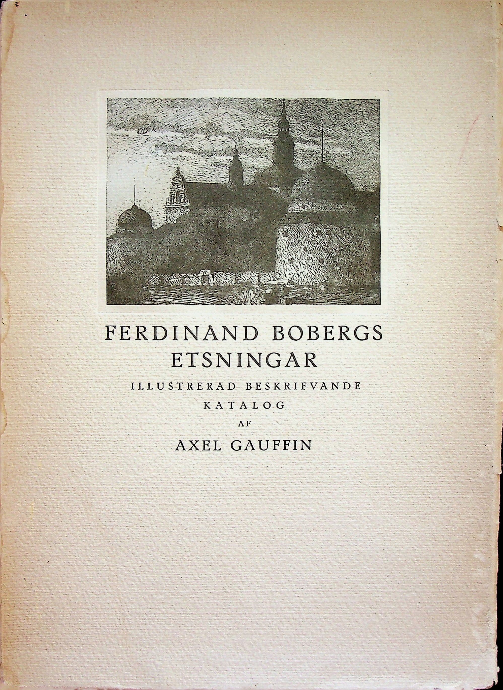 Ferdinand Bobergs Etsningar; Illustrerad Beskrifvande Katalog, photograph 1 of 14