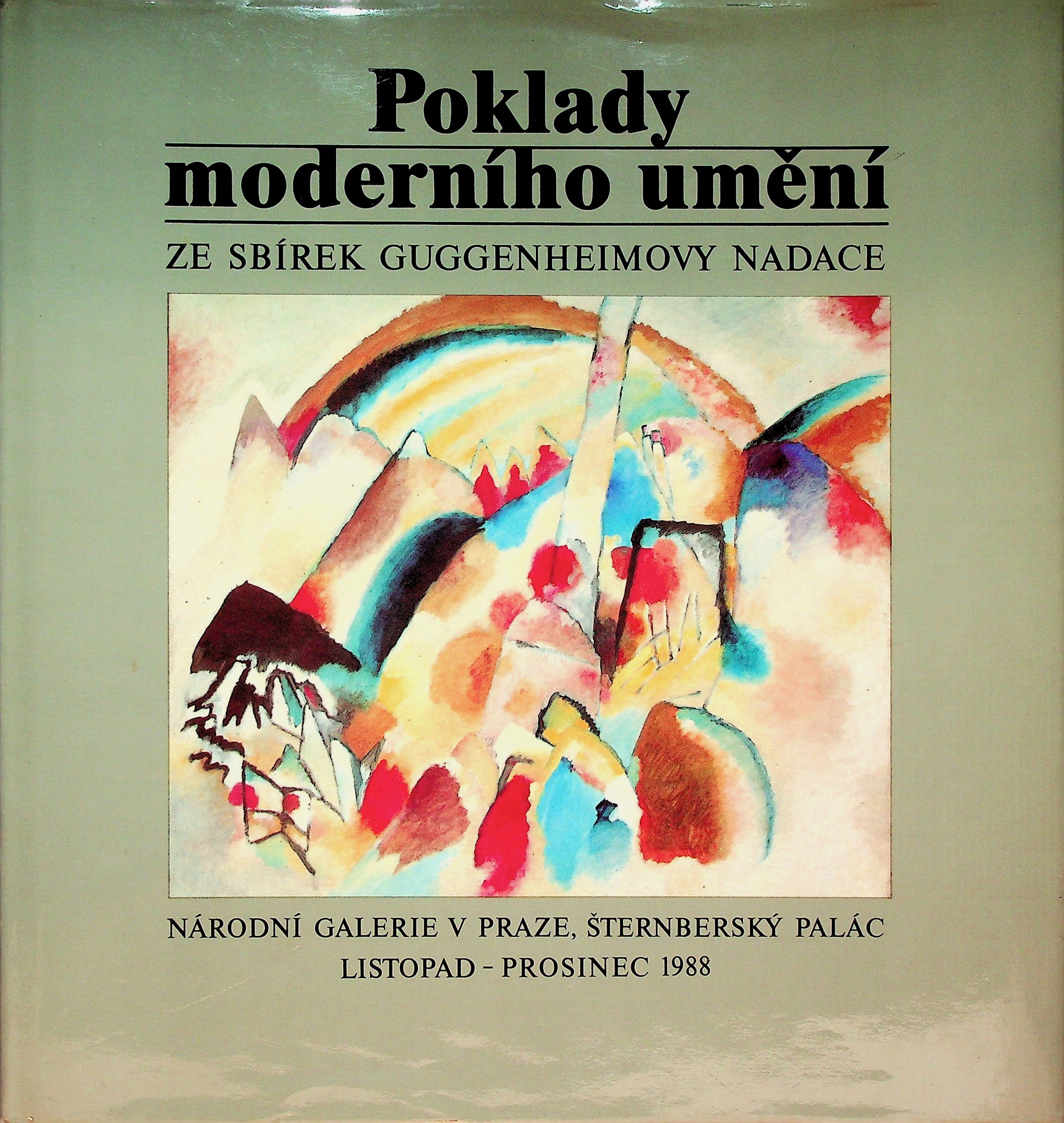 Poklady moderniho umeni ze sbirek Guggenheimovy nadace: Narodni galerie v Praze, Sternbersky palac, Listopad-Prosinec 1988, photograph 1 of 12
