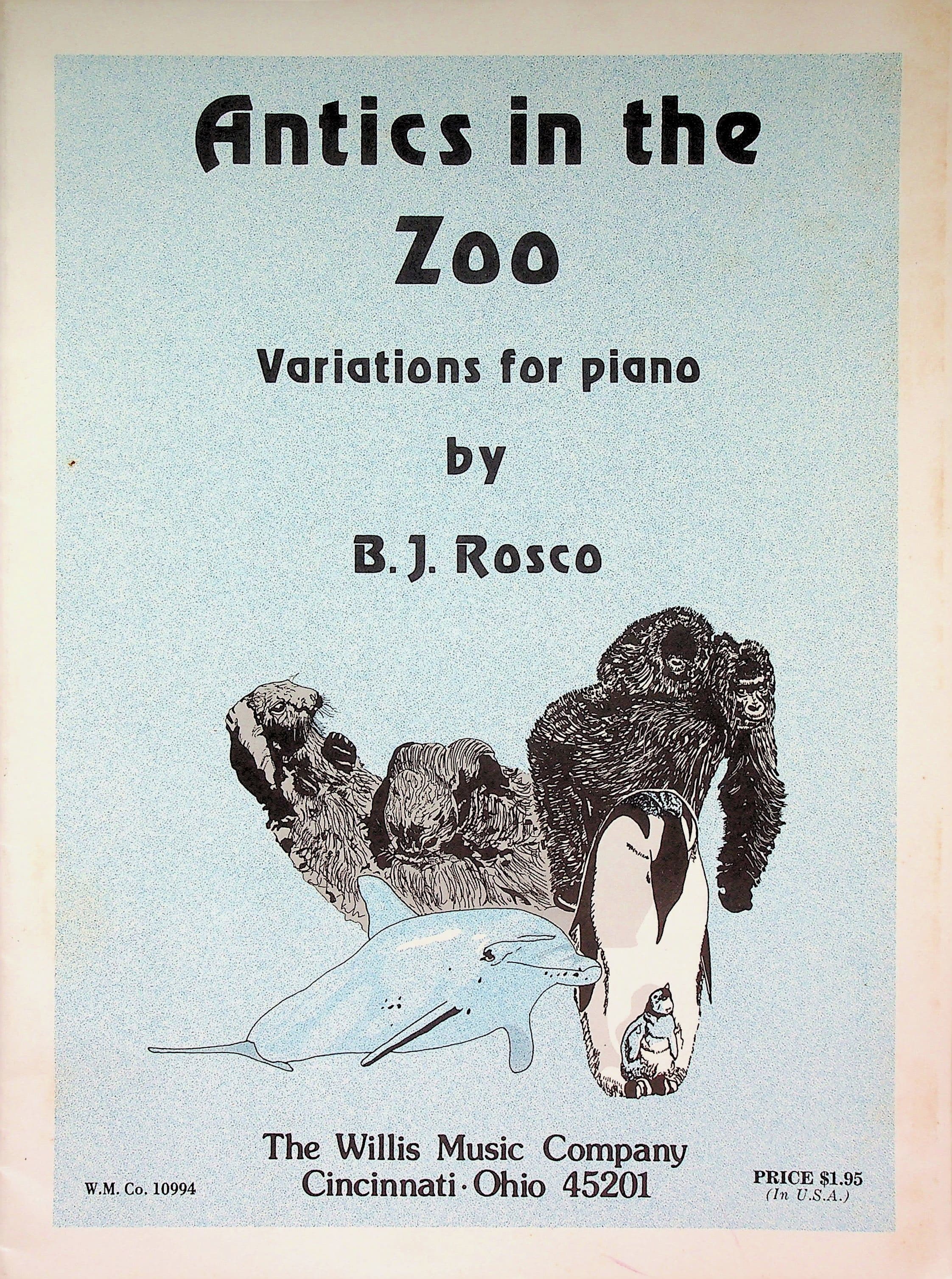 Antics in the Zoo: Variations for Piano, photograph 1 of 6