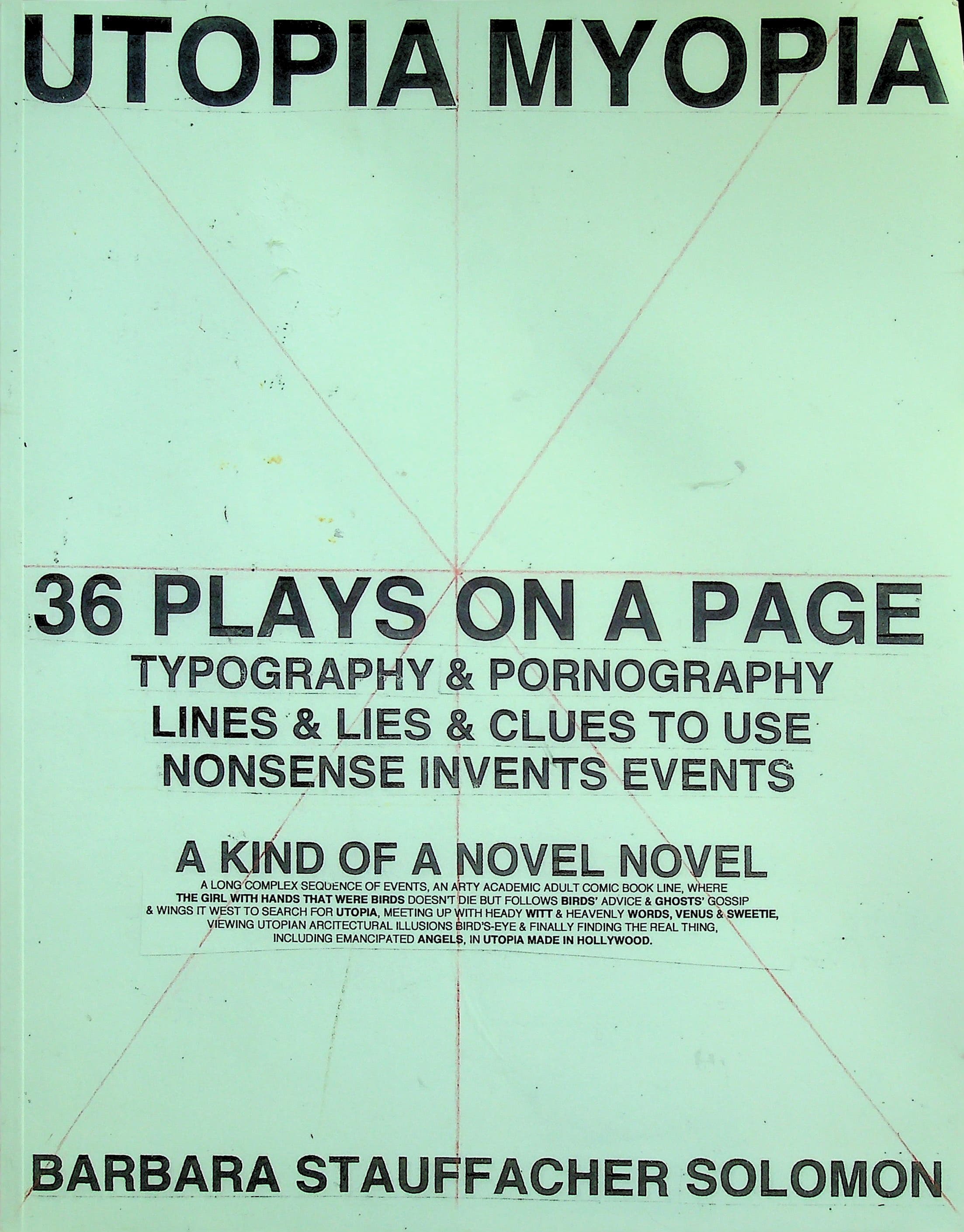 Utopia Myopia: 36 Plays on a Page, photograph 1 of 12