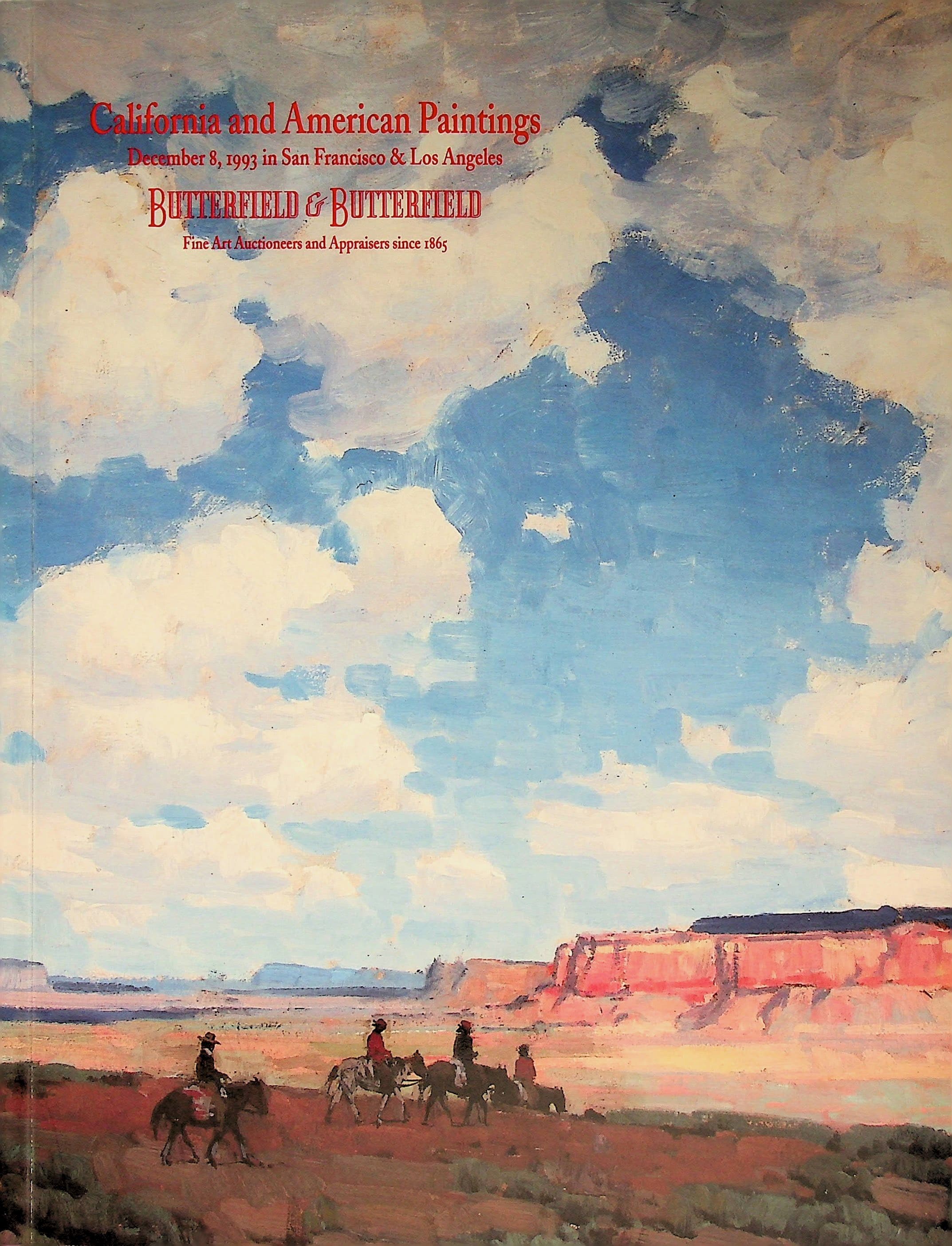 California and American Paintings: Sale 5715D, December 8, 1993, photograph 1 of 9