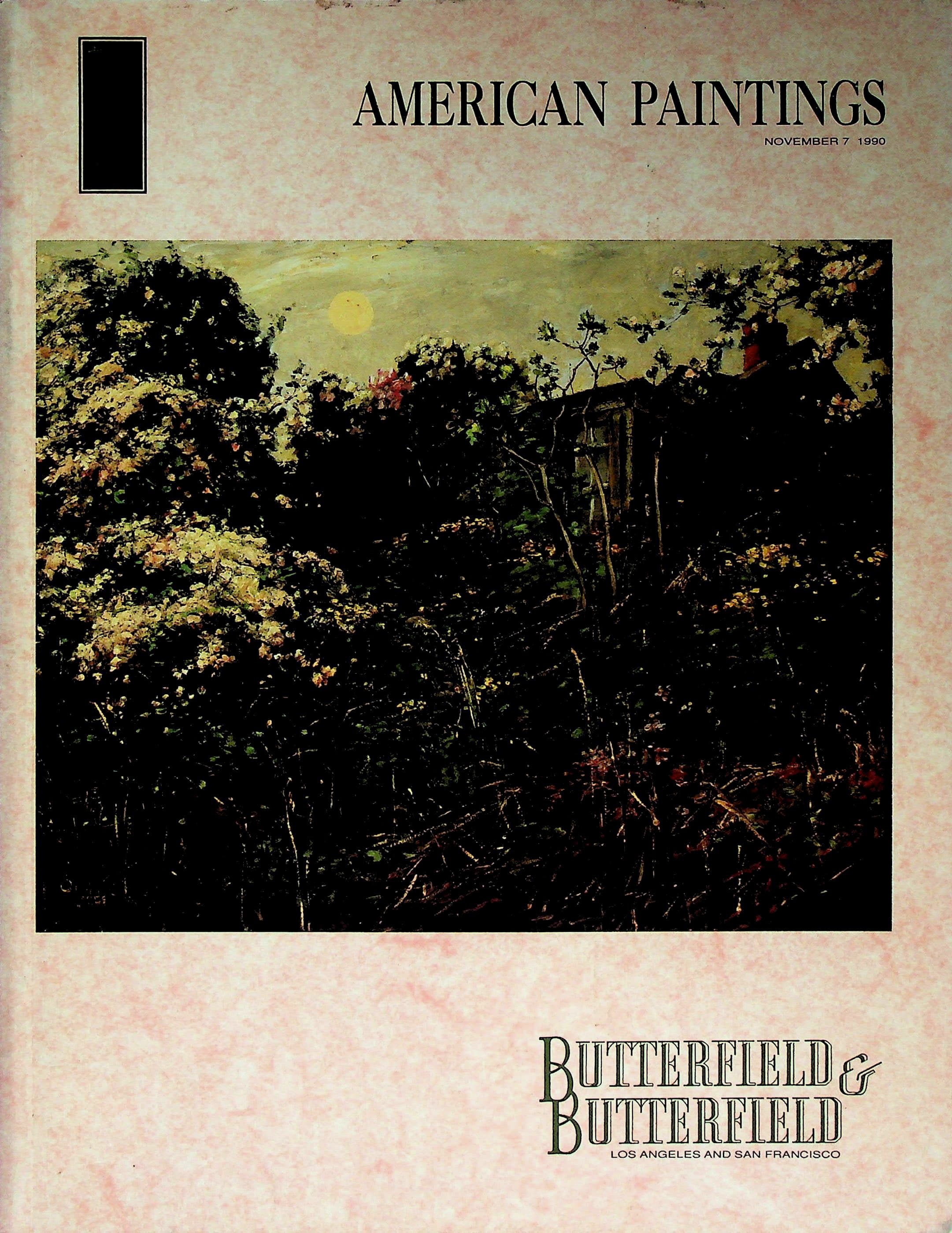 American Paintings: Sale 4409P, November 7, 1990, photograph 1 of 11