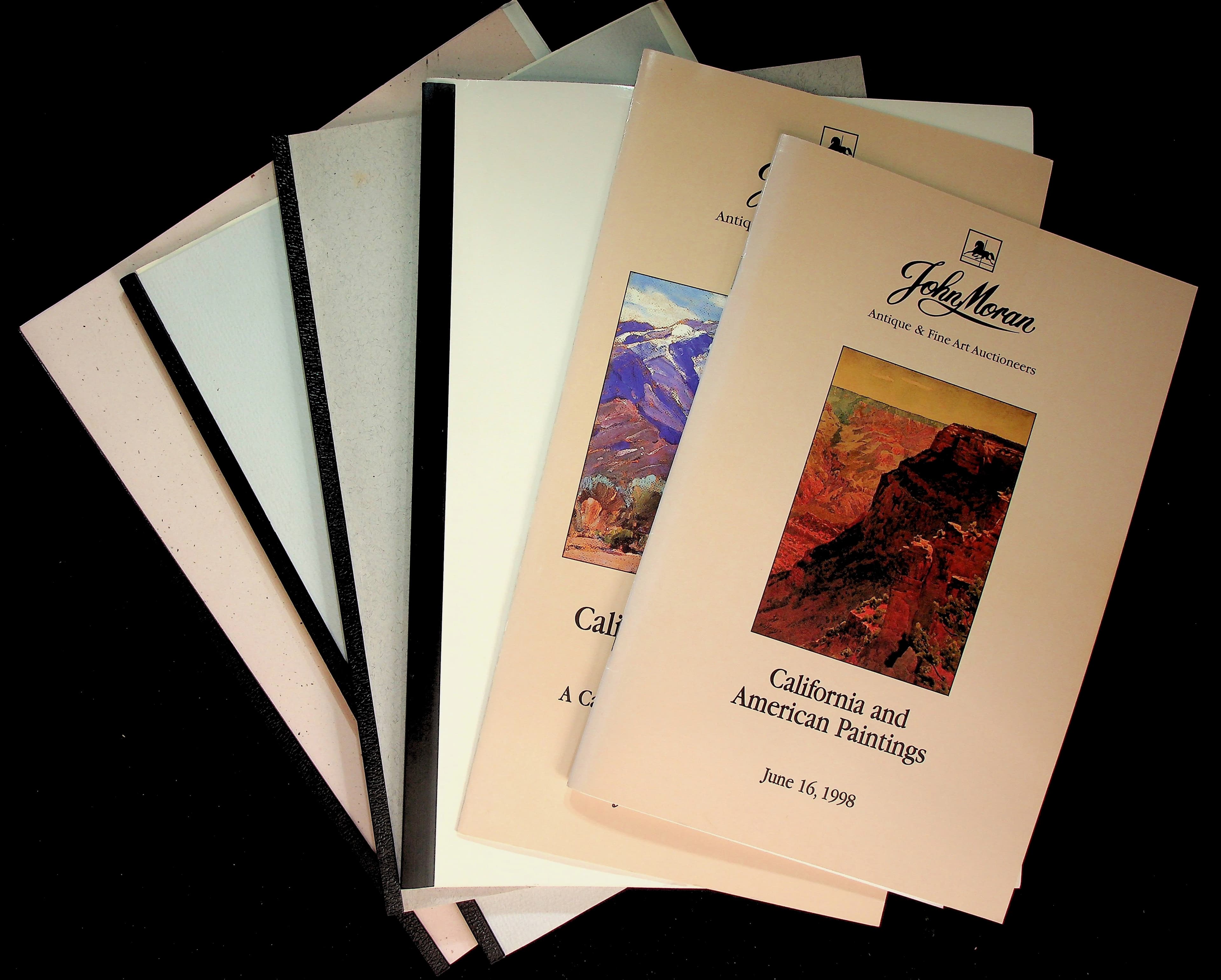 John Moran Auction Catalogues: California and American Paintings, 1992-1998, photograph 1 of 12