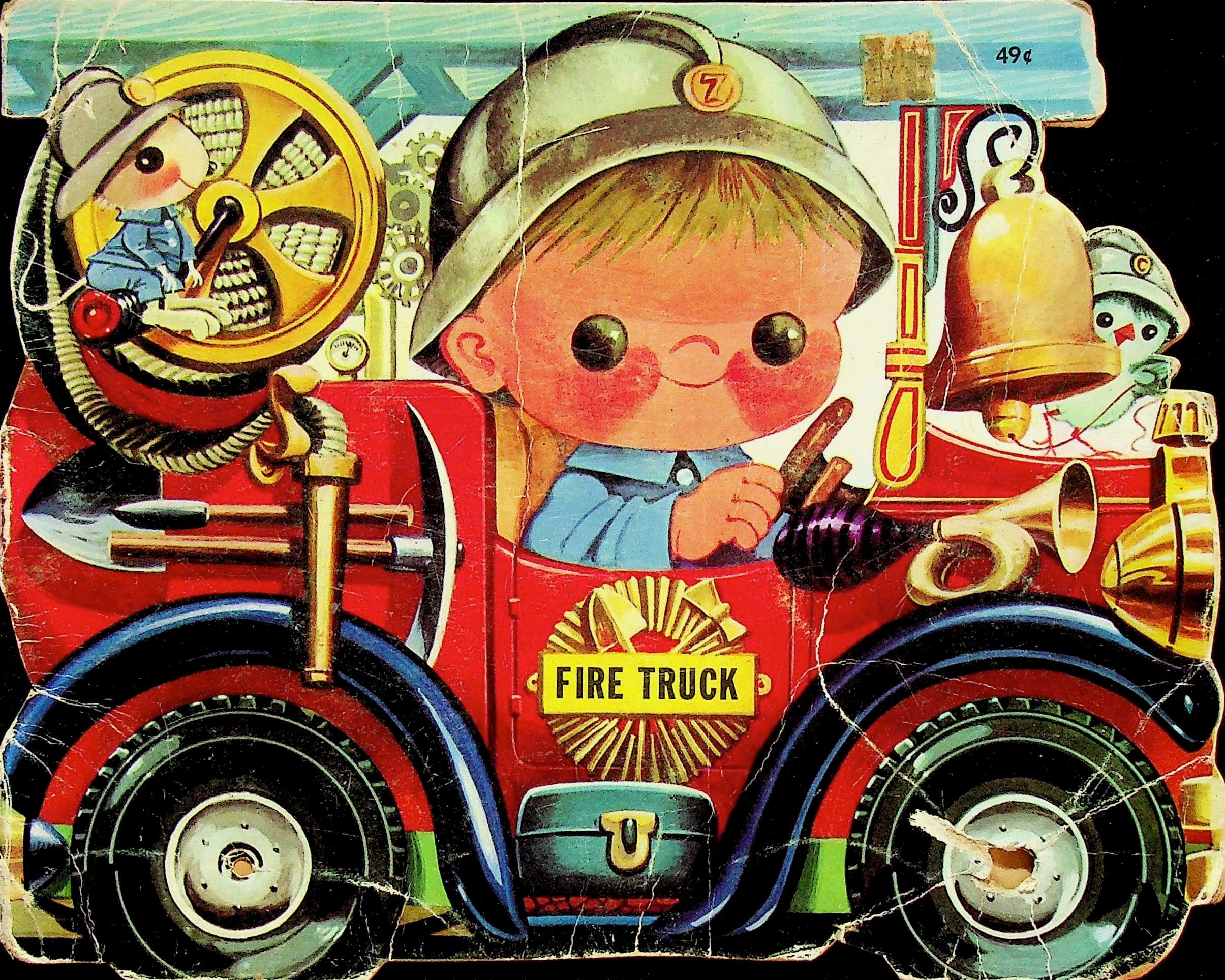 Fire Truck - A Whitman Book, photograph 1 of 14