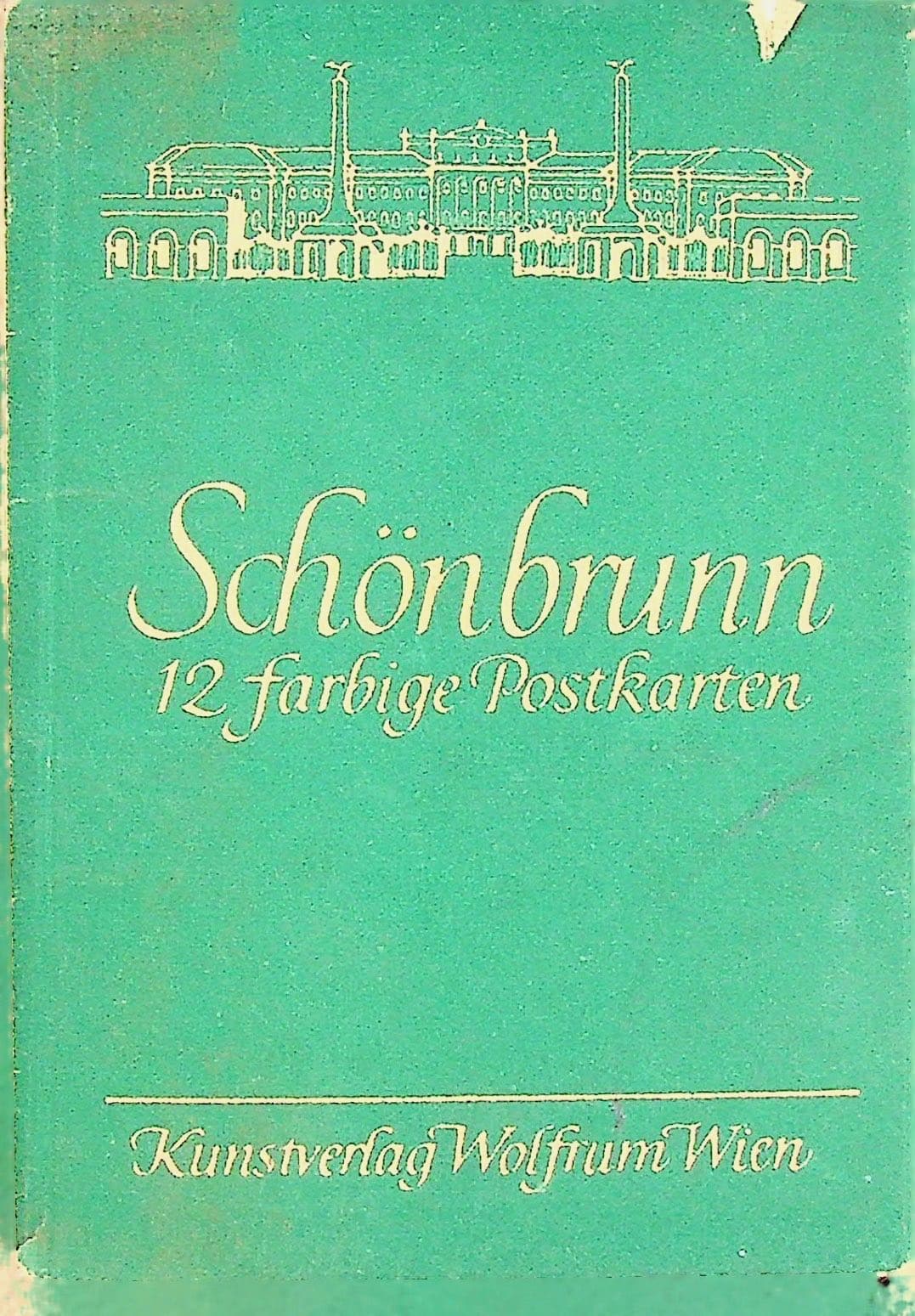 Schonbrunn 12 farbige Postkarten (12 postcards of Schloss Schonbrunn), photograph 1 of 8