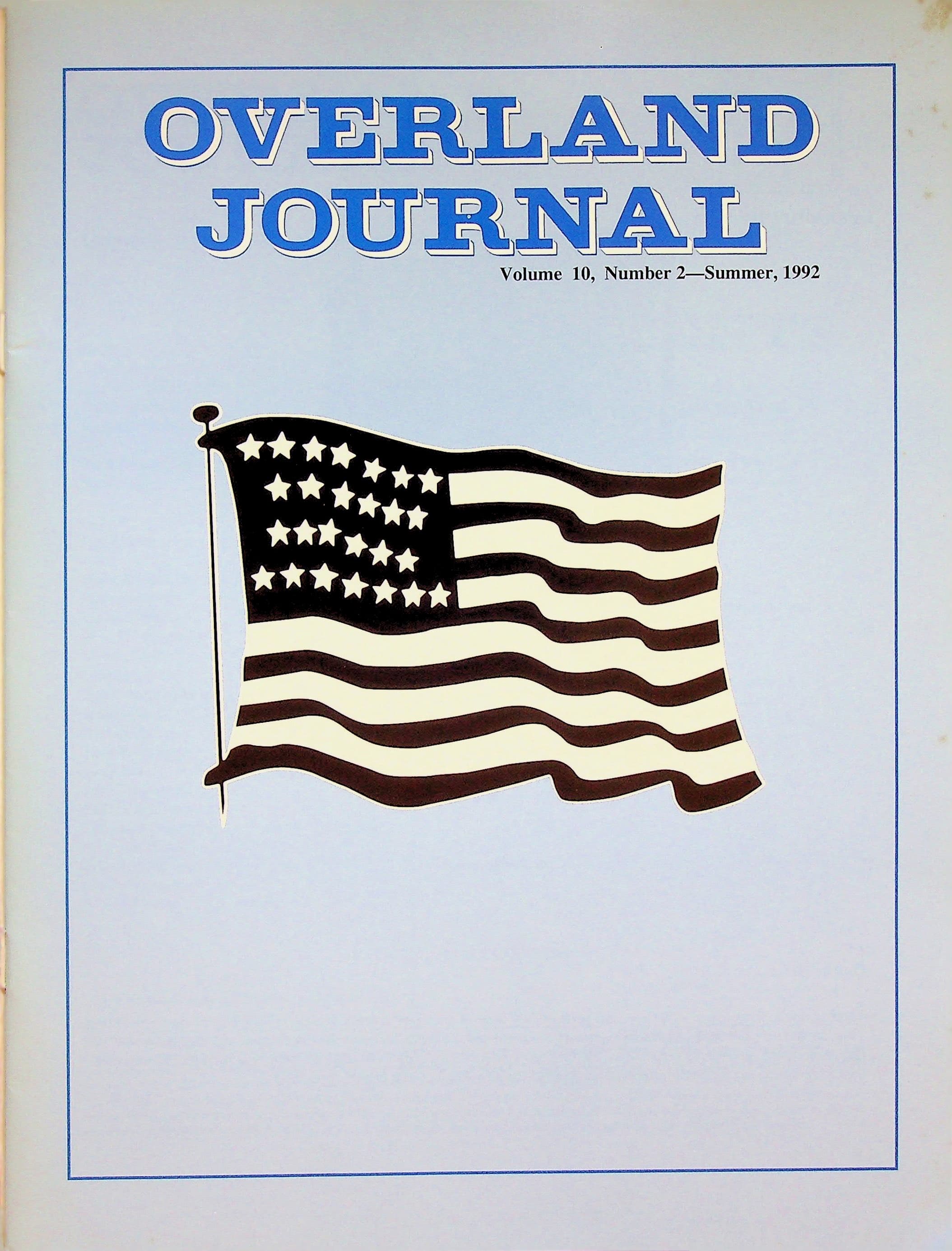 Overland Journal Volume 10, Number 2 - Summer, 1992, photograph 1 of 14