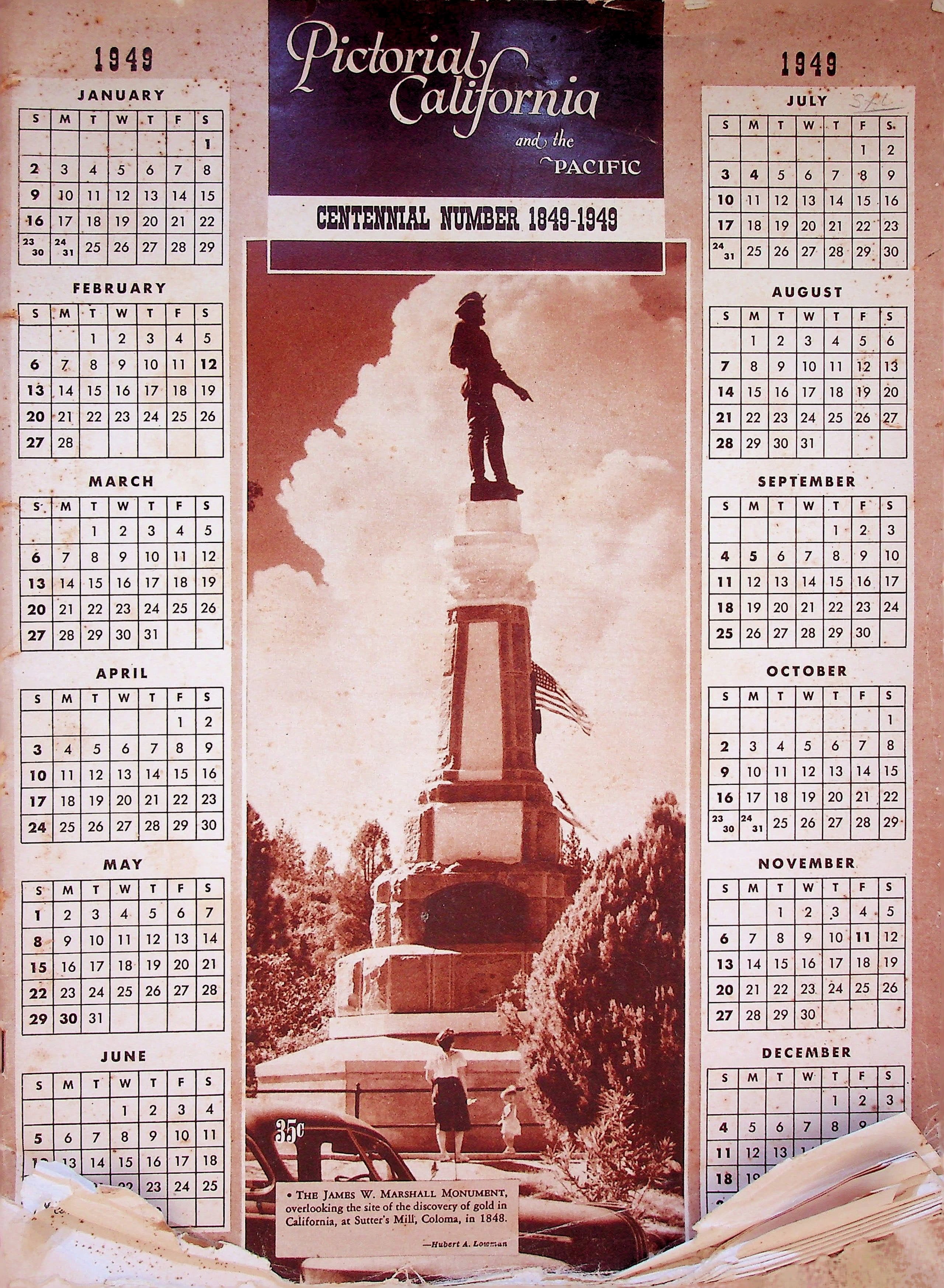 Pictorial California and the Pacific Centennial Number 1849-1949, Vol. XXIV No. 1, photograph 1 of 14