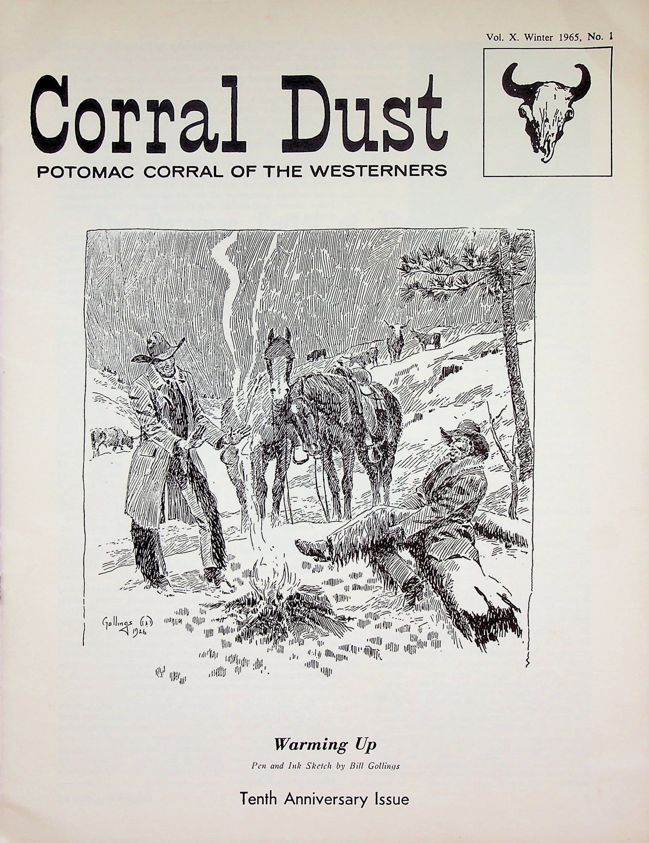 Corral Dust : Potomac Corral of the Westerners Vol X, No. 1, Winter 1965, photograph 1 of 10
