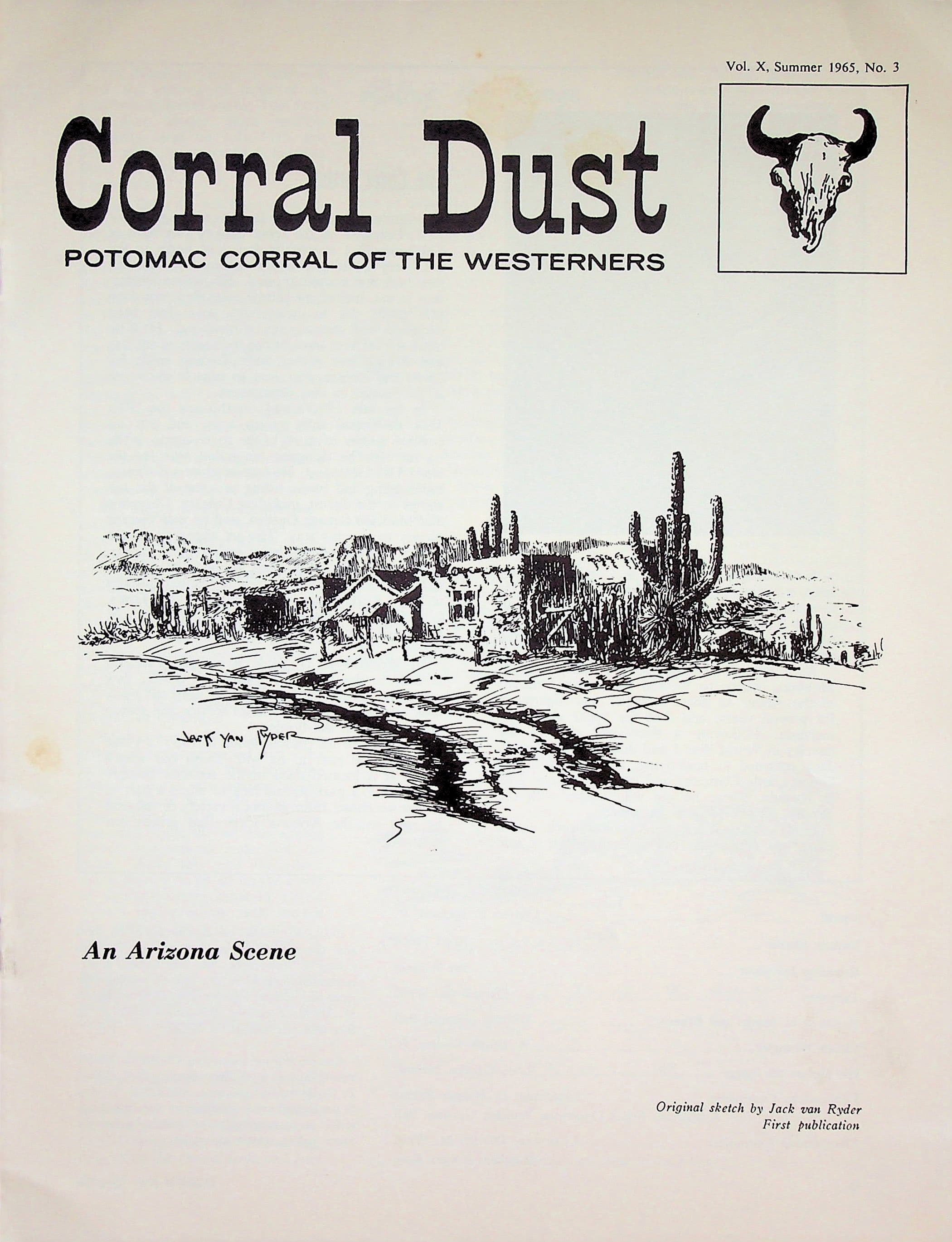 Corral Dust : Potomoc Corral of the Westerners Vol. X, No. 3, Summer 1965, photograph 1 of 6