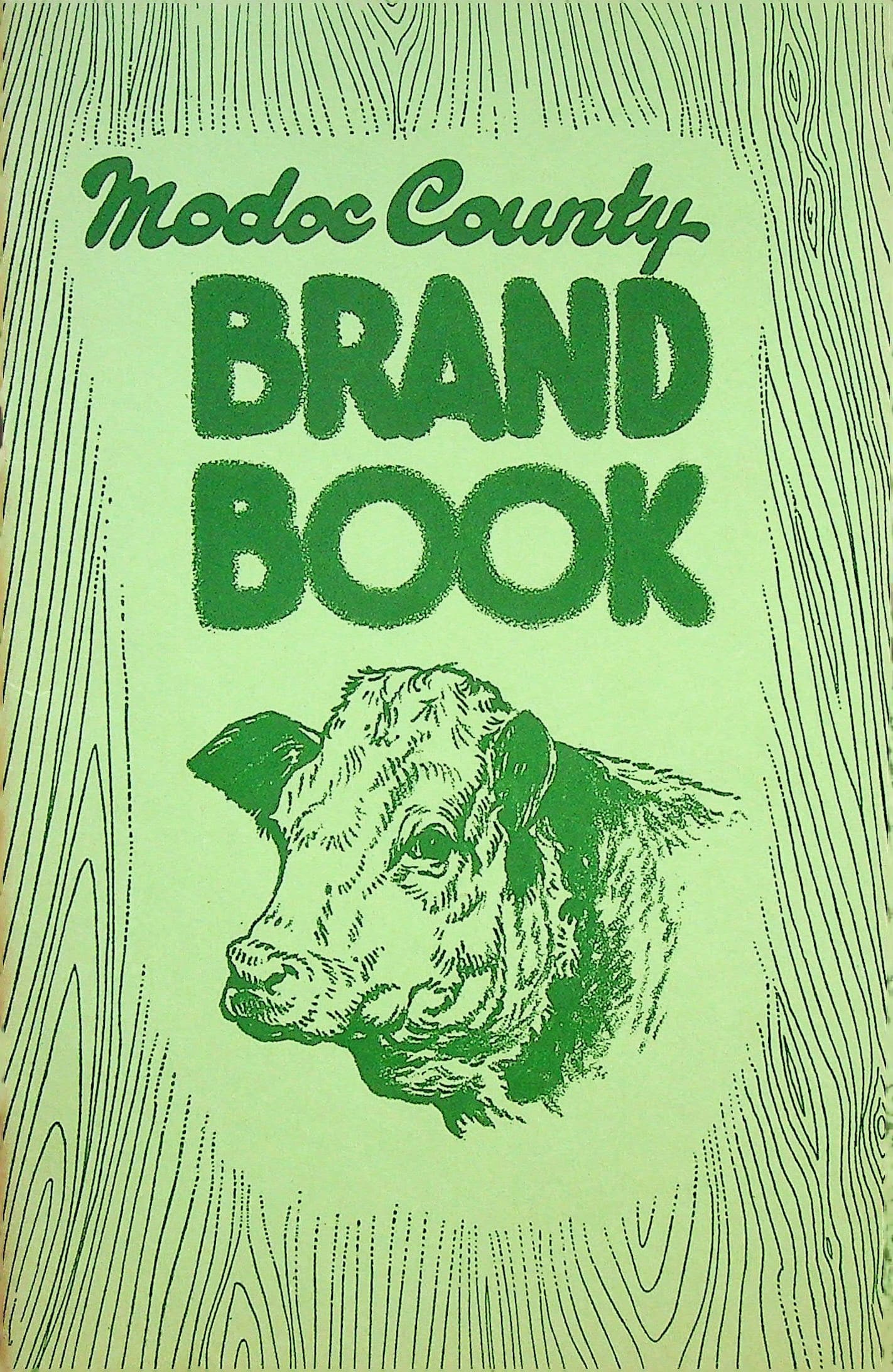 Modoc County Brand Book, photograph 1 of 14
