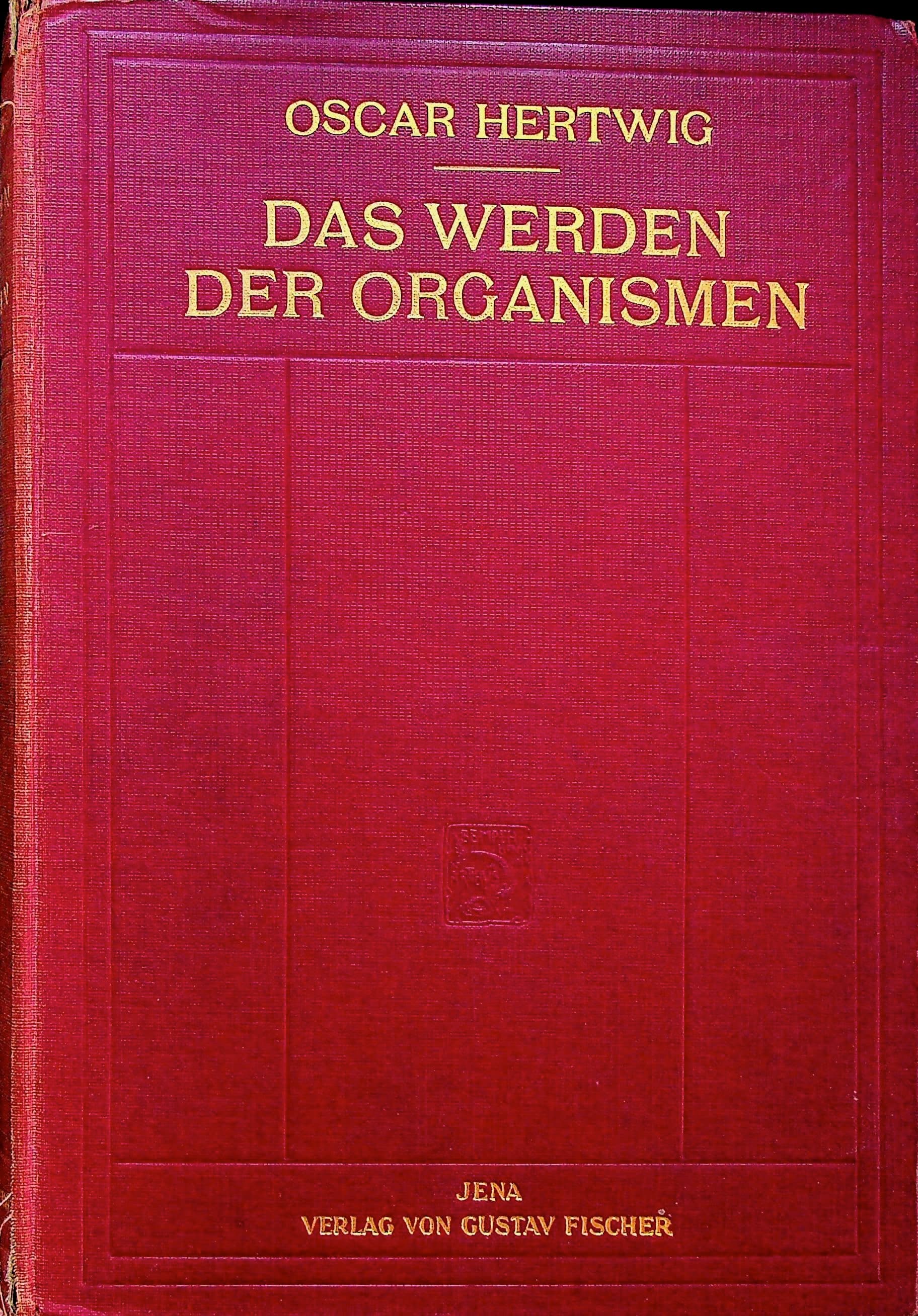 Das Werden der Organismen. Eine Widerlegung von Darwin's Zufallstheorie., photograph 1 of 12