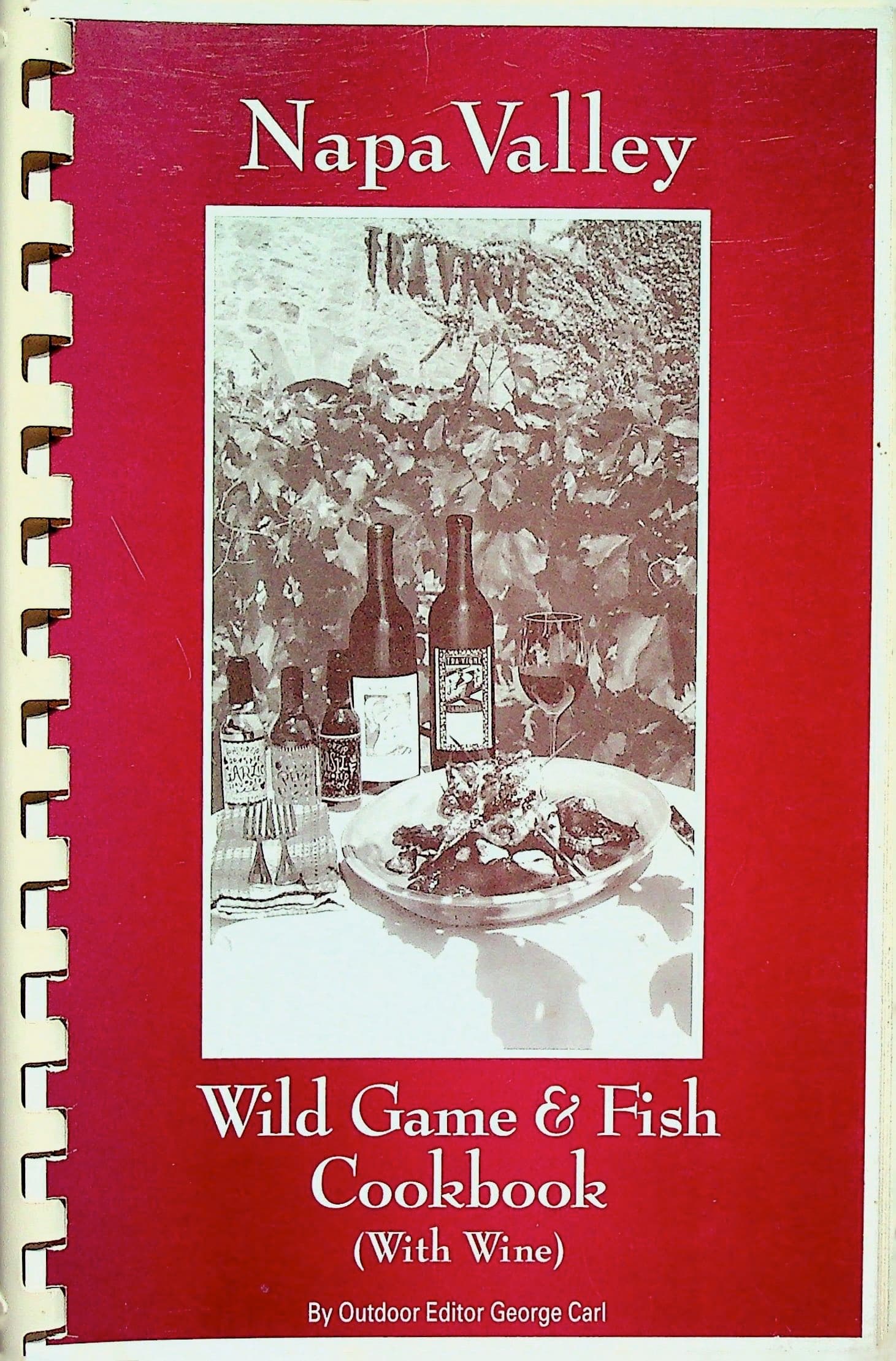 Napa Valley Wild Game & Fish Cookbook with wine, photograph 1 of 14