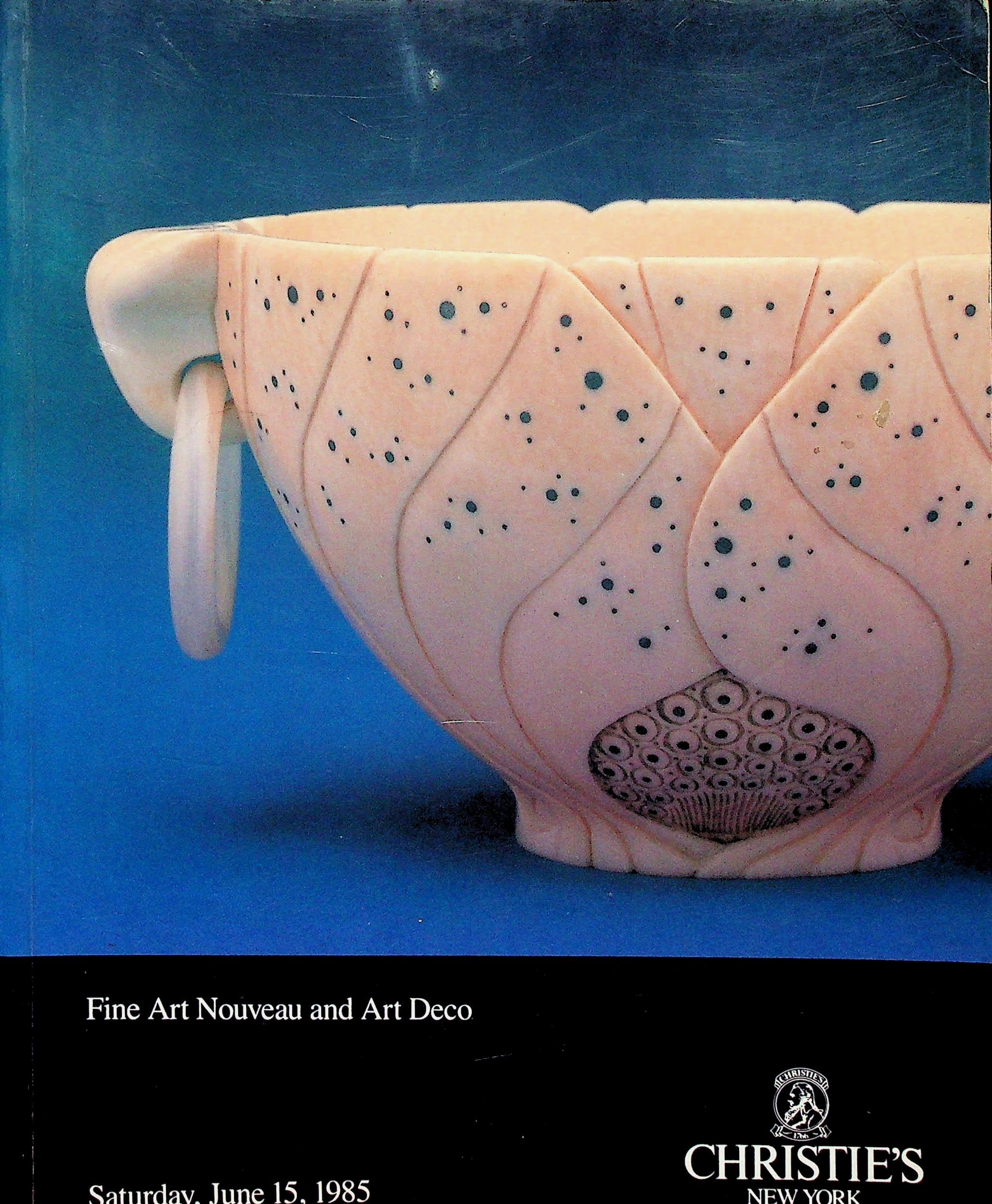 FINE ART NOUVEAU AND ART DECO Including 19th Century Sculpture Saturday, June 15, 1985, photograph 1 of 14