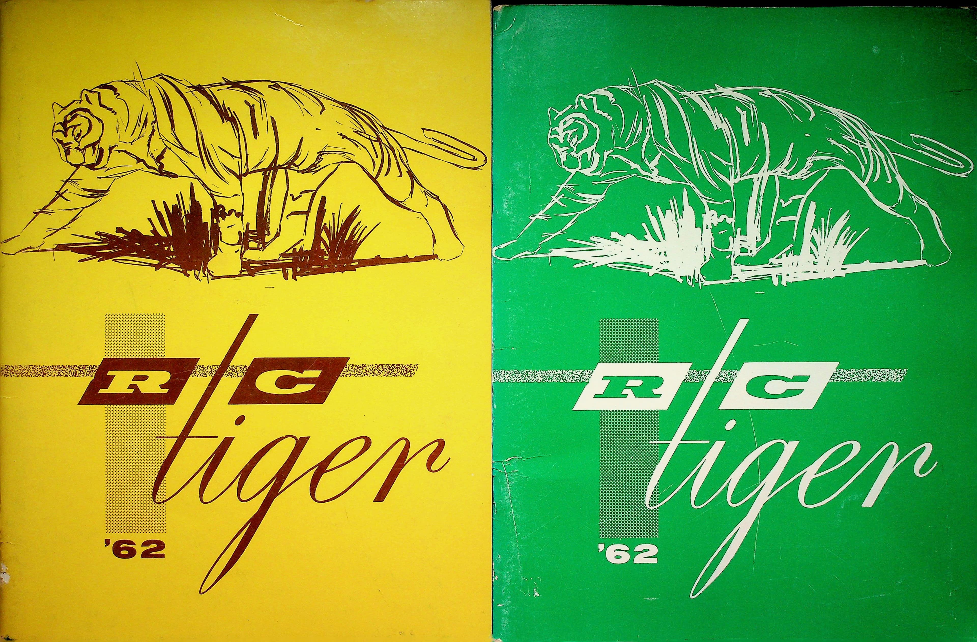 R/C Tiger (Reedley College) Yearbook, 1962. Volume XXXIII (Books 1 and 2 - two volume set), photograph 1 of 14