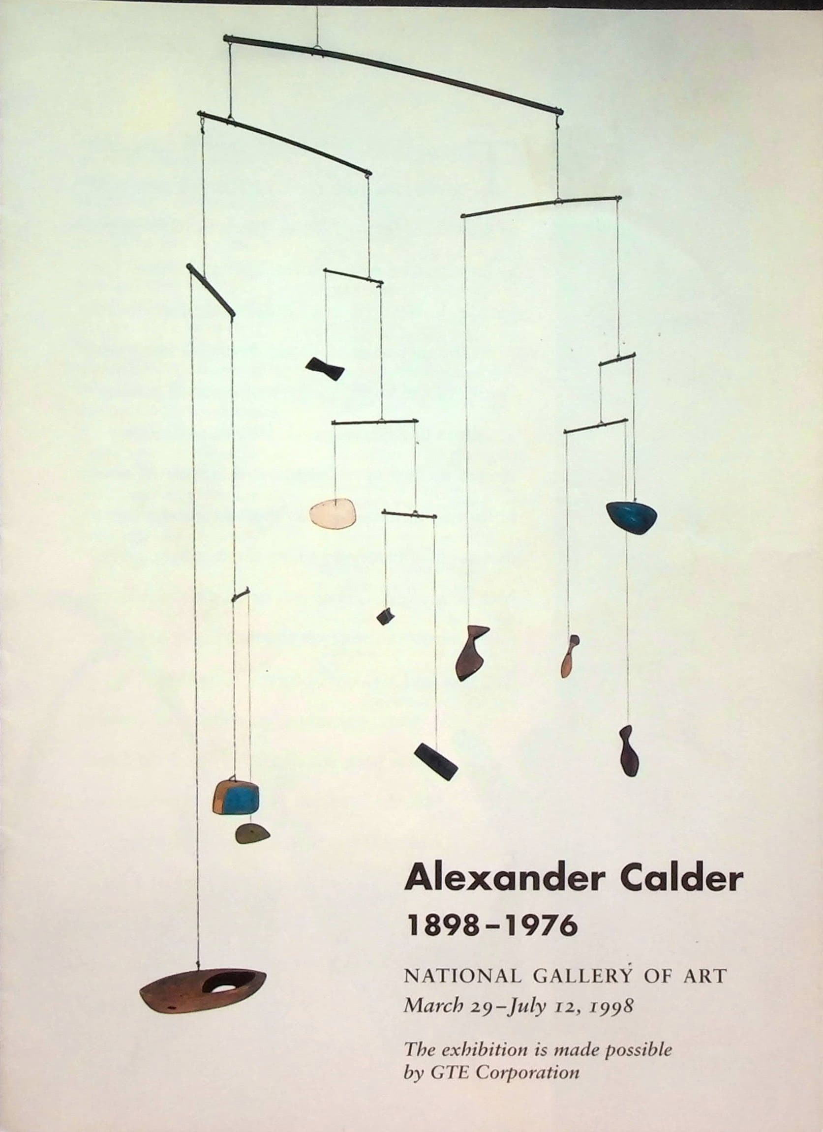 Alexander Calder, 1898-1976: National Gallery of Art, March 29 - July 12, 1998, photograph 1 of 10