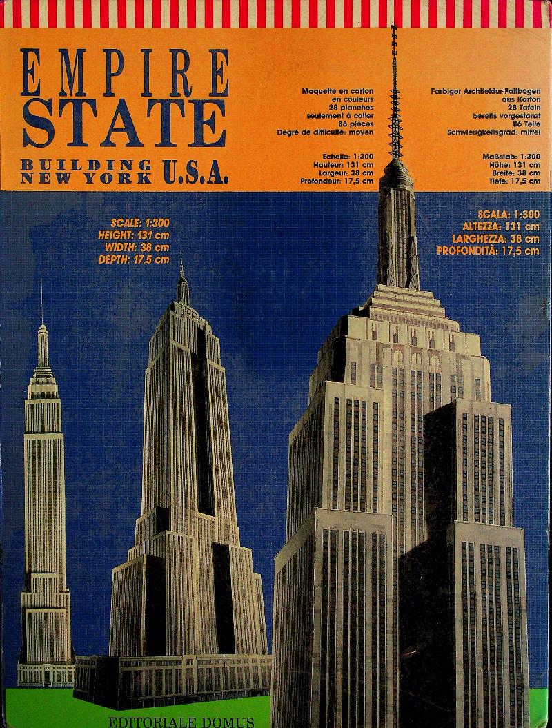 IncrediBuilds: New York: Empire State Building Deluxe Book and Model Set